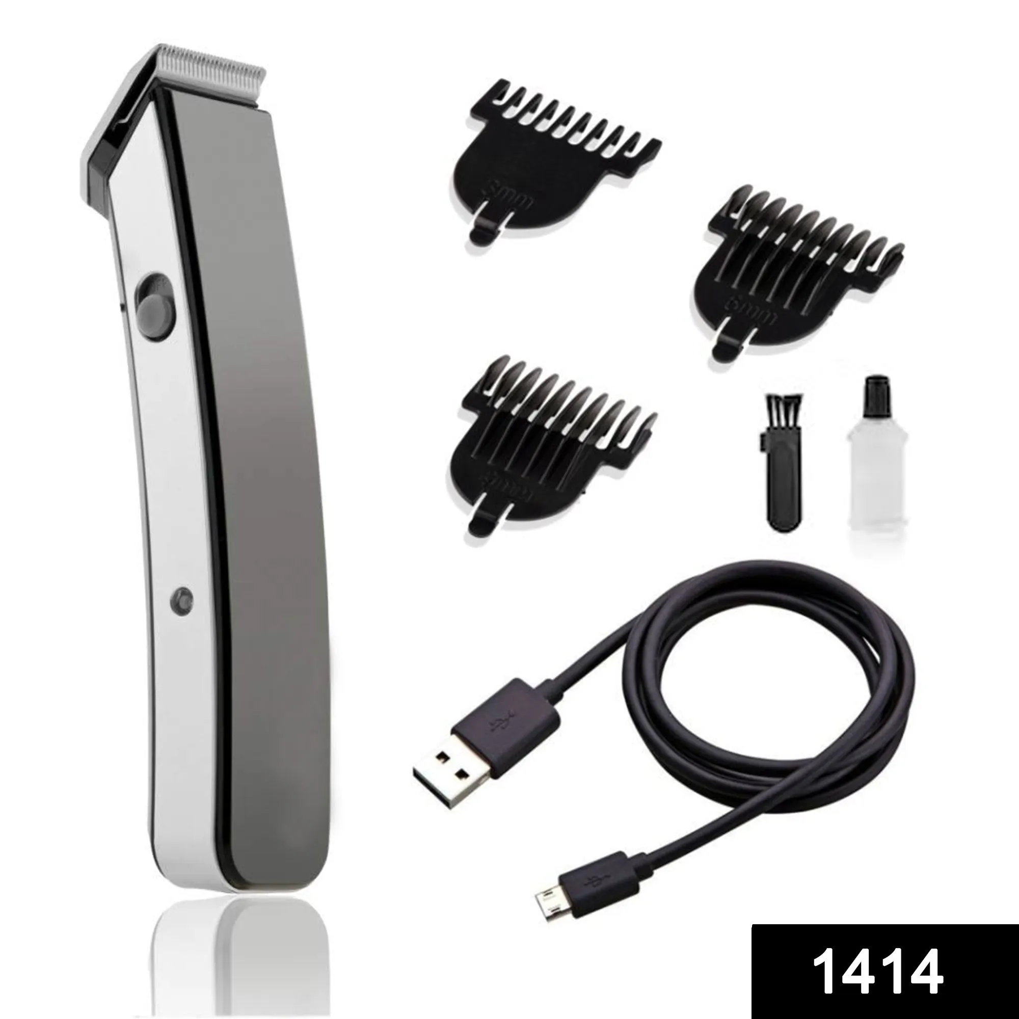 1414 Rechargeable, Cordless Beard and Hair Trimmer For Men