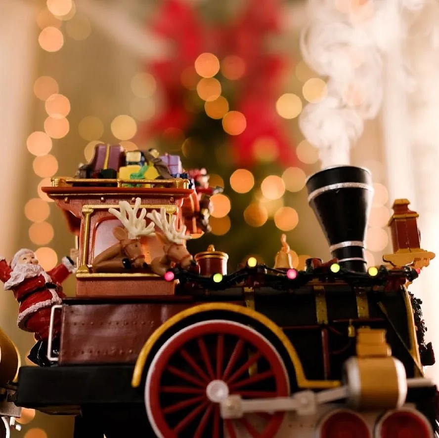 16 in. Animated Santa's Express Train