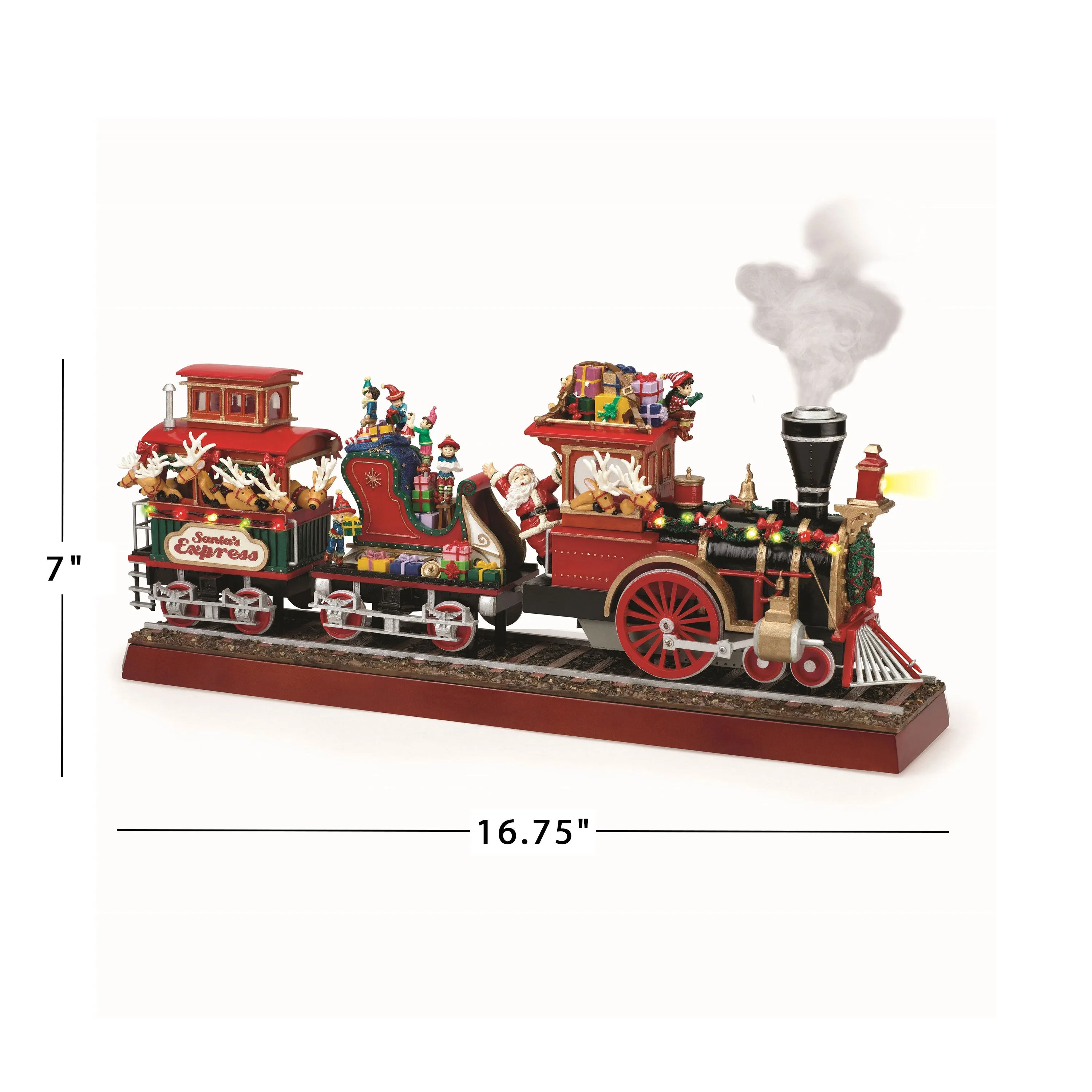 16 in. Animated Santa's Express Train