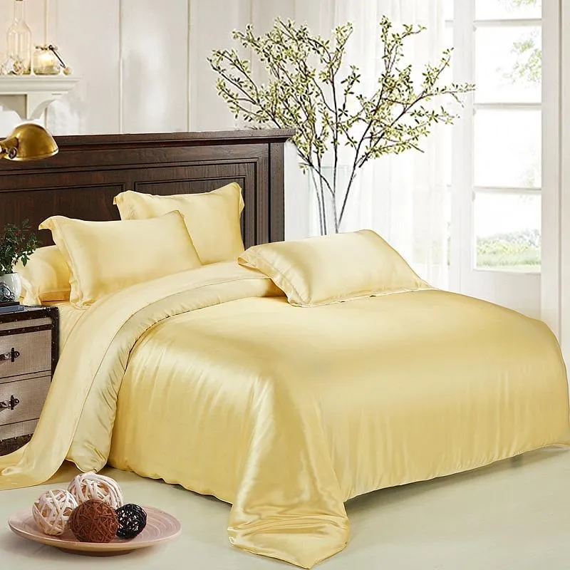 19 Momme Seamless Pure Mulberry Silk Duvet Cover