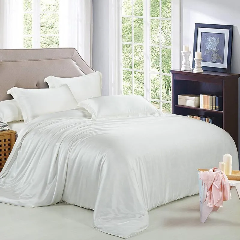 19 Momme Seamless Pure Mulberry Silk Duvet Cover