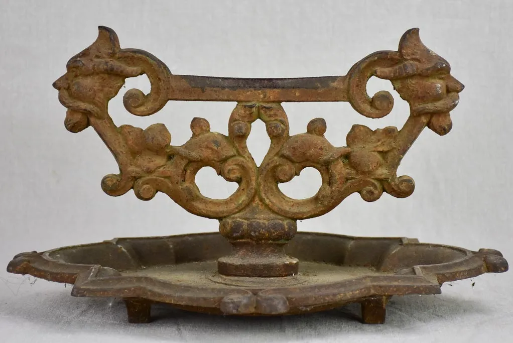 19th Century cast iron shoe scraper