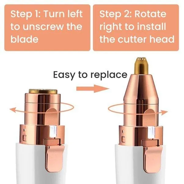 2 In 1 Electric Eyebrow Trimmer For Women EF-25