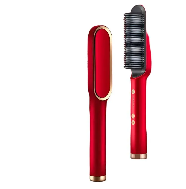 2 In 1 Hair Straightener Hot Comb