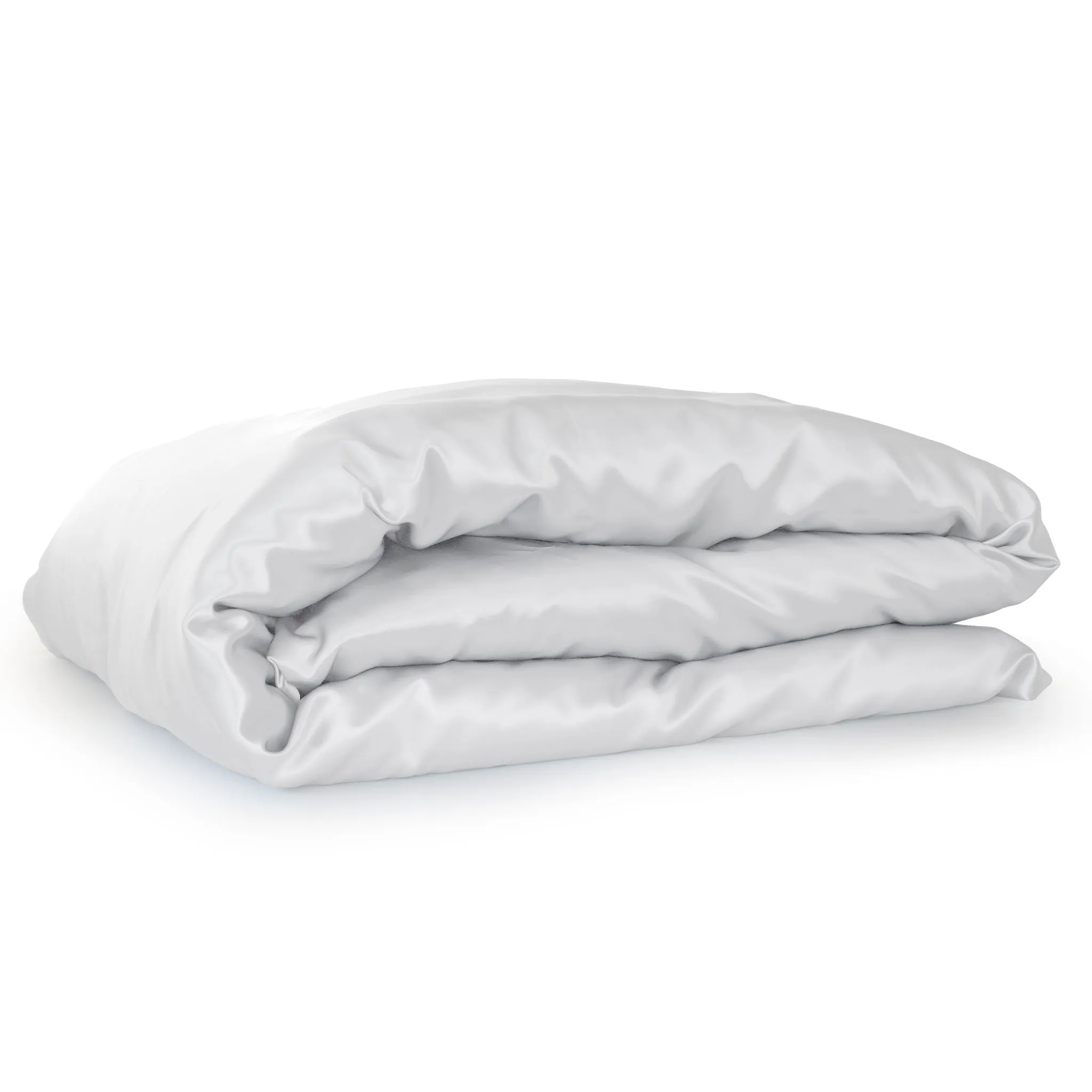 22 Momme Silk Duvet Cover - White