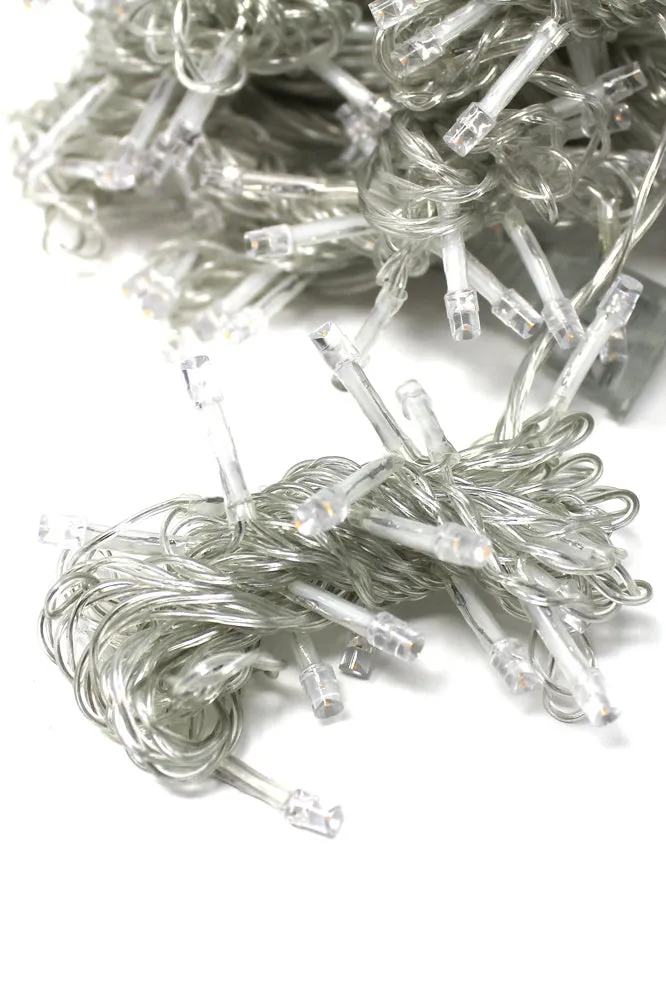 300 LED Curtain String Light with Remote - White