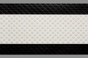 3M™ Stamark™ High Peformance Contrast Tape Series A380AW-5, Black/White/Black, 10 in with 2 in borders, 14 in x 40 yd