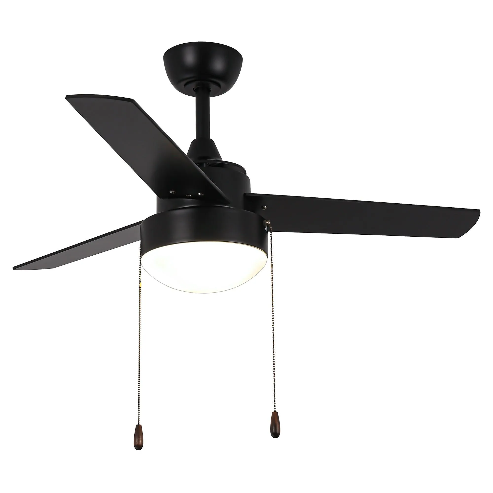 42" Vaczon 3 Blades Traditional Ceiling Fan with Pull Chain