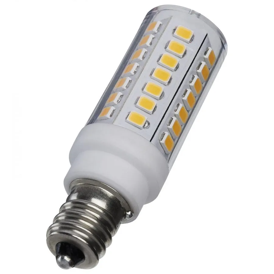 5W T6 LED - Clear Finish - E12 Base - 3000K - 120V