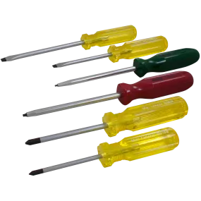 6 Piece Assorted Screwdriver Set