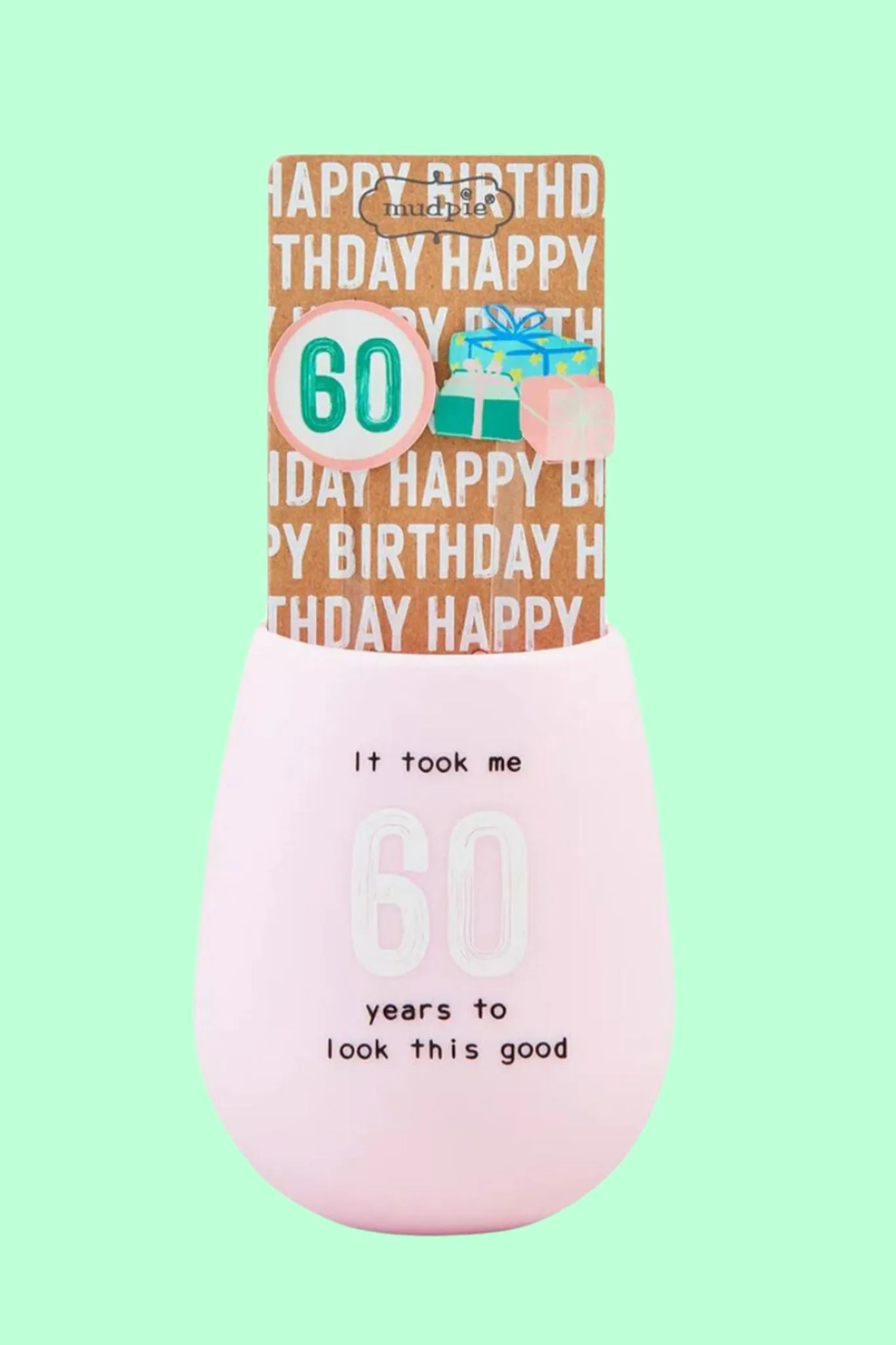 60th Bday Silicone Cup