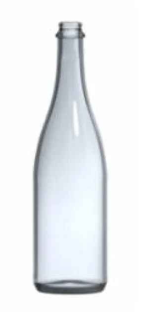 750mL Clear Champagne Wine Bottles, 12/Case