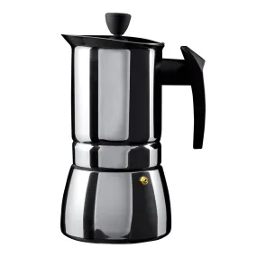 9 Cup Espresso Maker, Stainless Steel