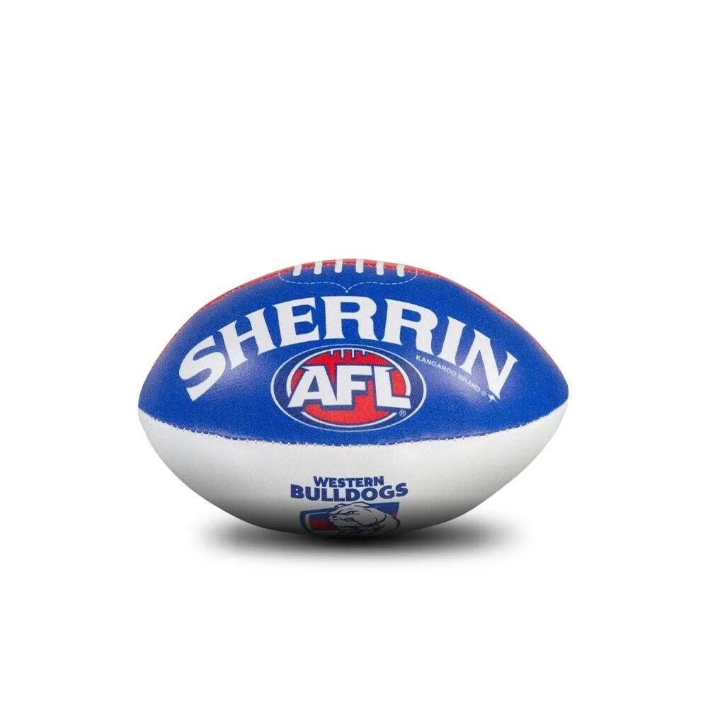 AFL Mini Supporter Sponge Football - Western Bulldogs - Ball