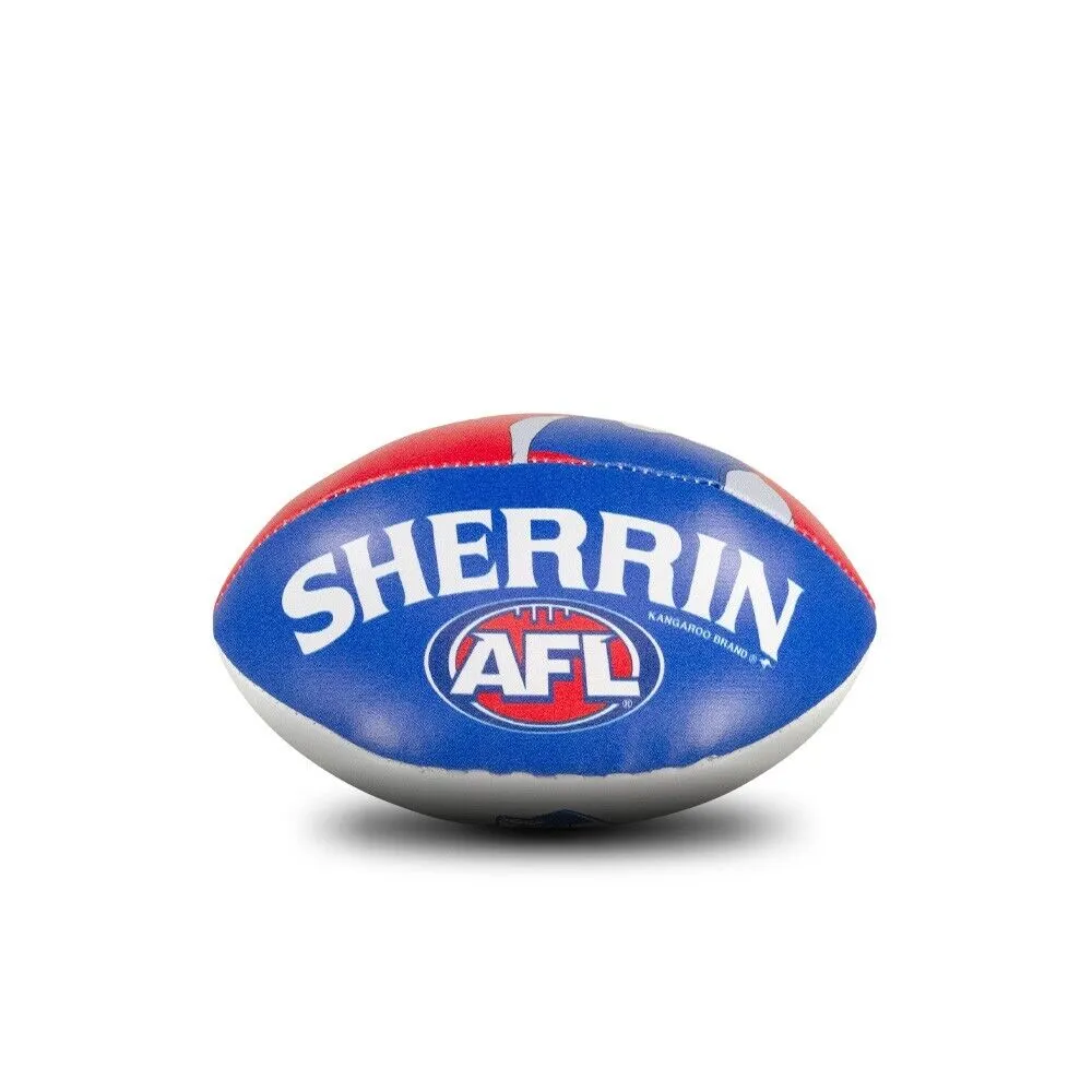 AFL Mini Supporter Sponge Football - Western Bulldogs - Ball