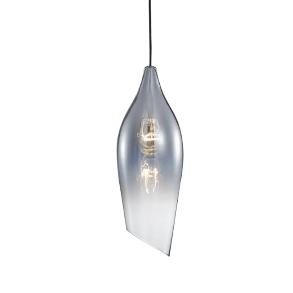 Alhambra Pendant with Smoke Colour Glass