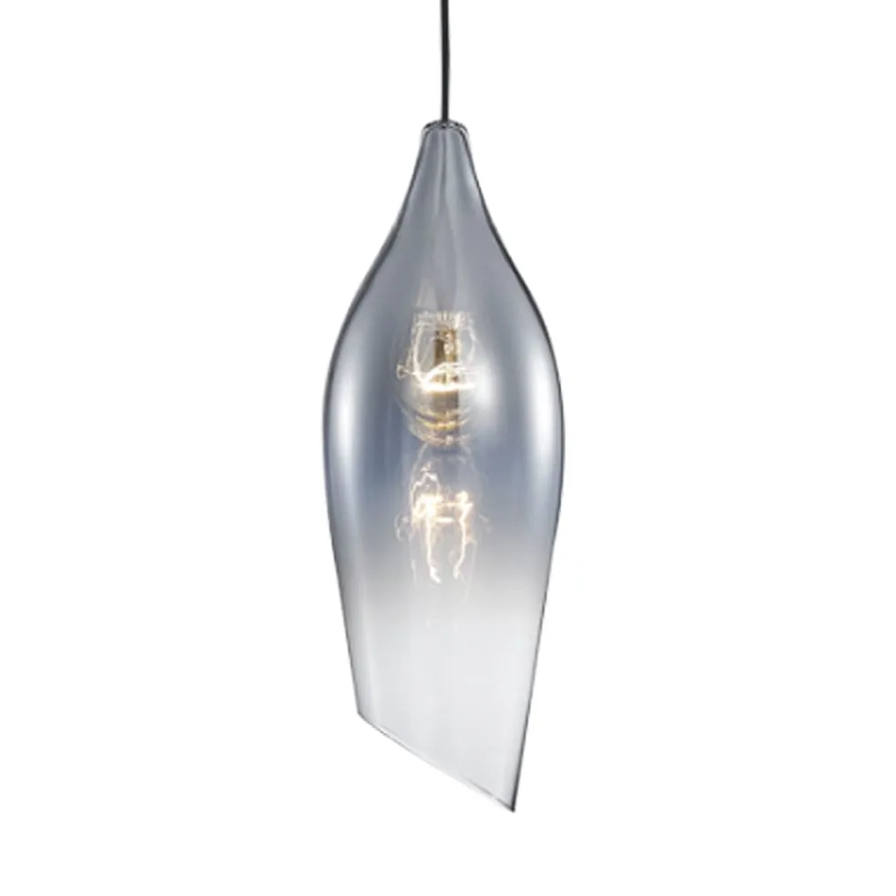 Alhambra Pendant with Smoke Colour Glass