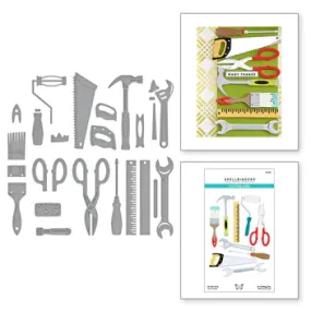 All the Tools Etched Dies from the Toolbox Essentials Collection by Nancy McCabe