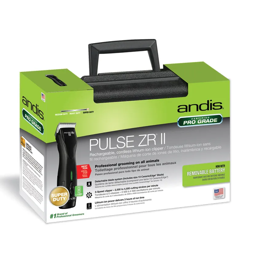 Andis Pulse ZR II Cordless Detachable Blade Clipper