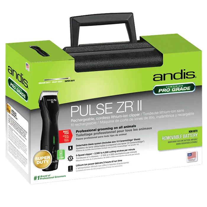 Andis Pulse ZR II Cordless Detachable Blade Clipper