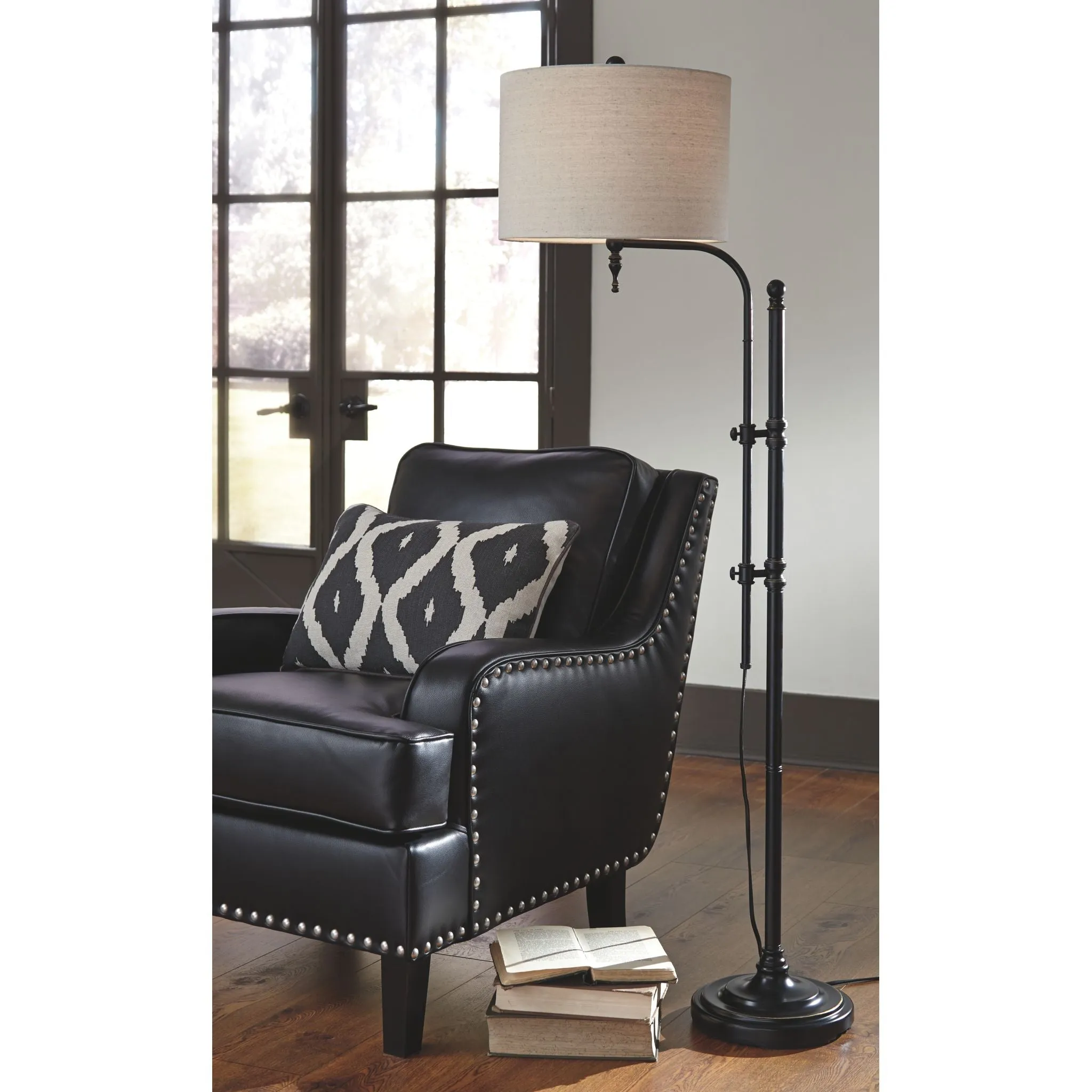 Anemoon Floor Lamp - Black 65.00"