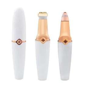 Angel Decoration 2 In 1 Rechargeable Electric Lady Shaver Hair Remover Eyebrow Trimmer