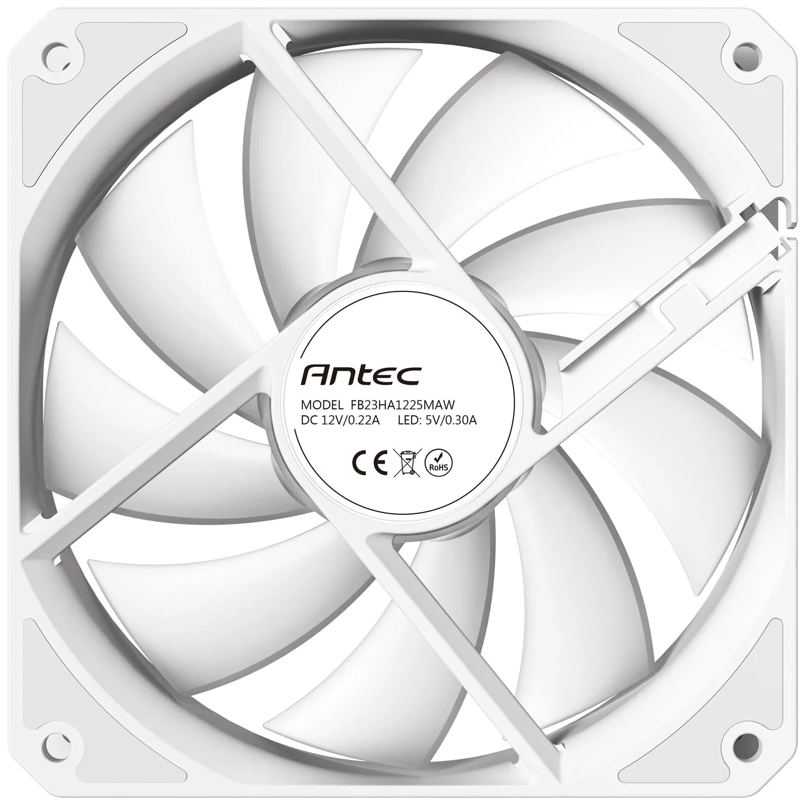 Antec P12R PWM Reverse ARGB Fan – White