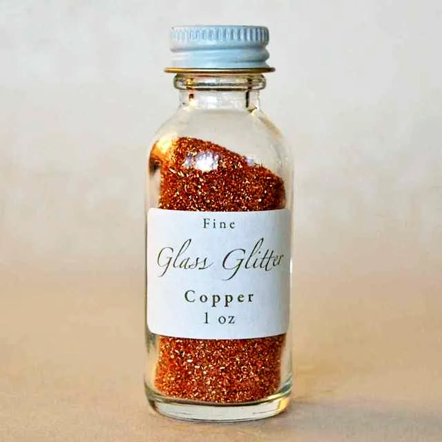 Authentic German Glass Glitter- Copper