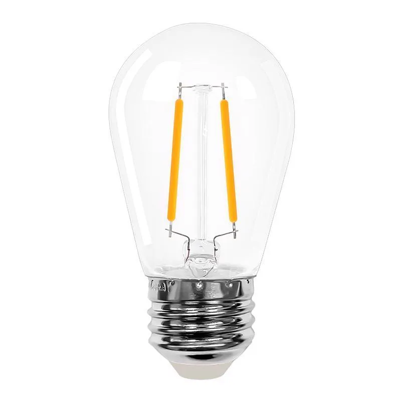 Belle Luci Holiday Bright Lights S14 E26 (Medium) Filament LED Bulb Warm White 1.5 Watt Equivalence