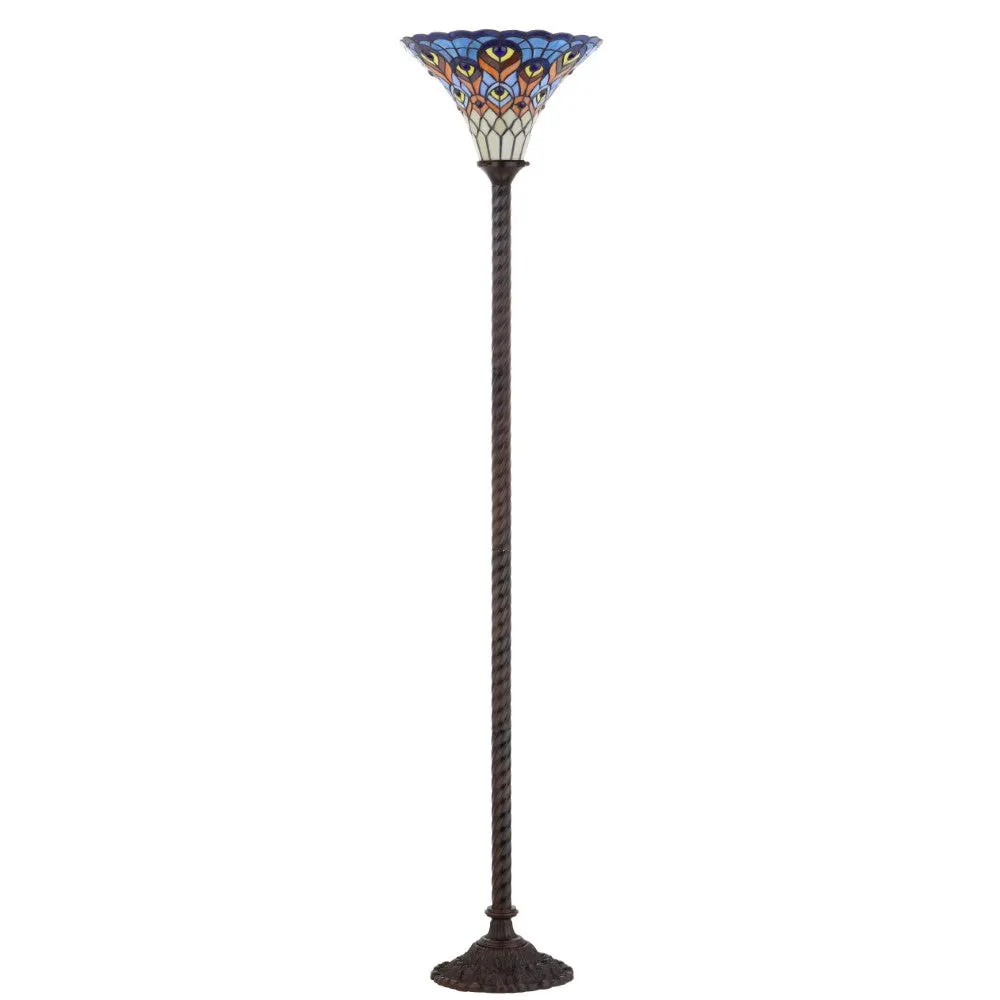 Bethany Tiffany-Style 70" Torchiere LED Floor Lamp