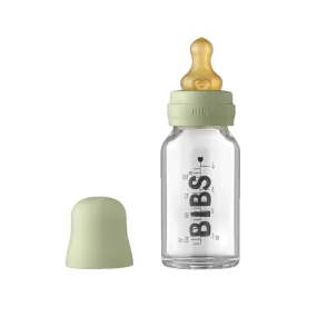 BIBS Baby Glass Bottle Latex - Sage