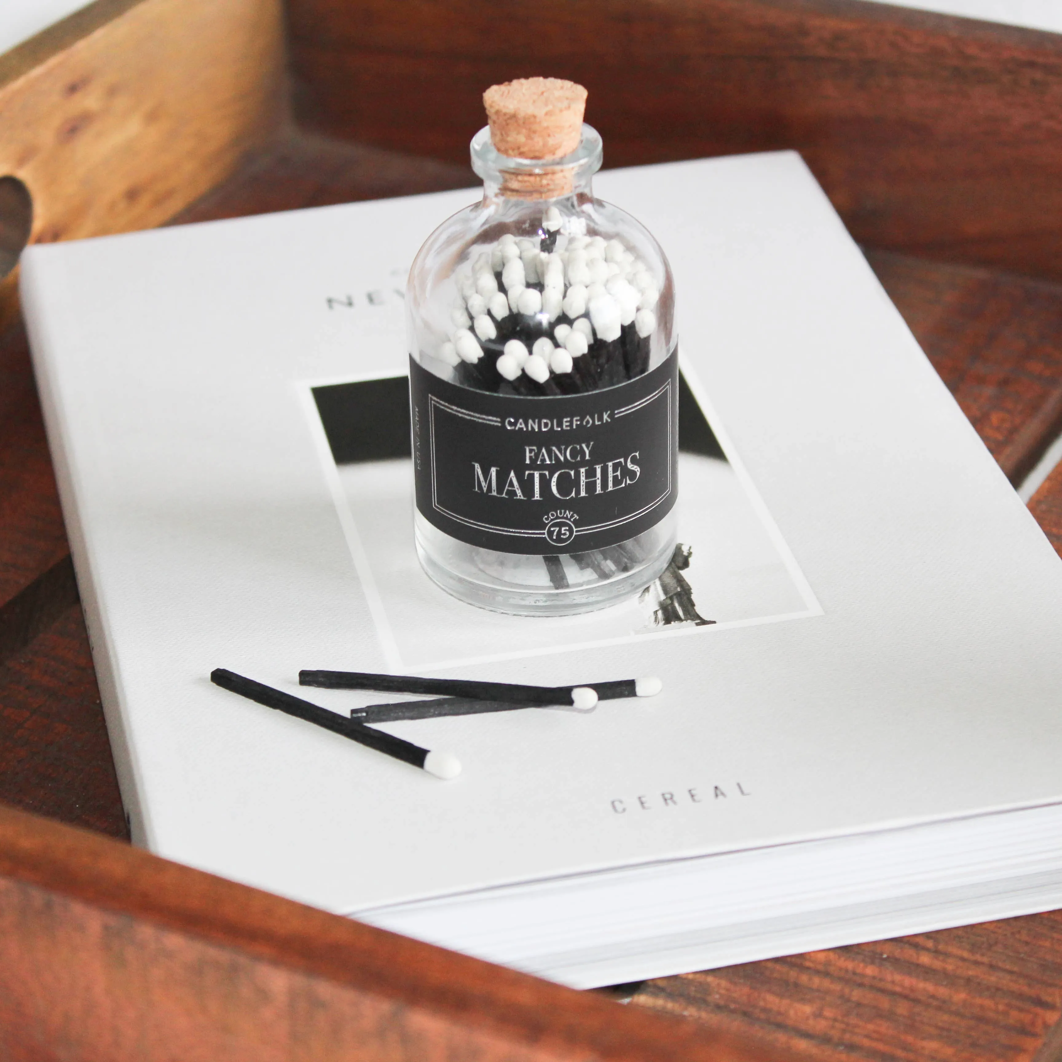 Black & White Apothecary Matches