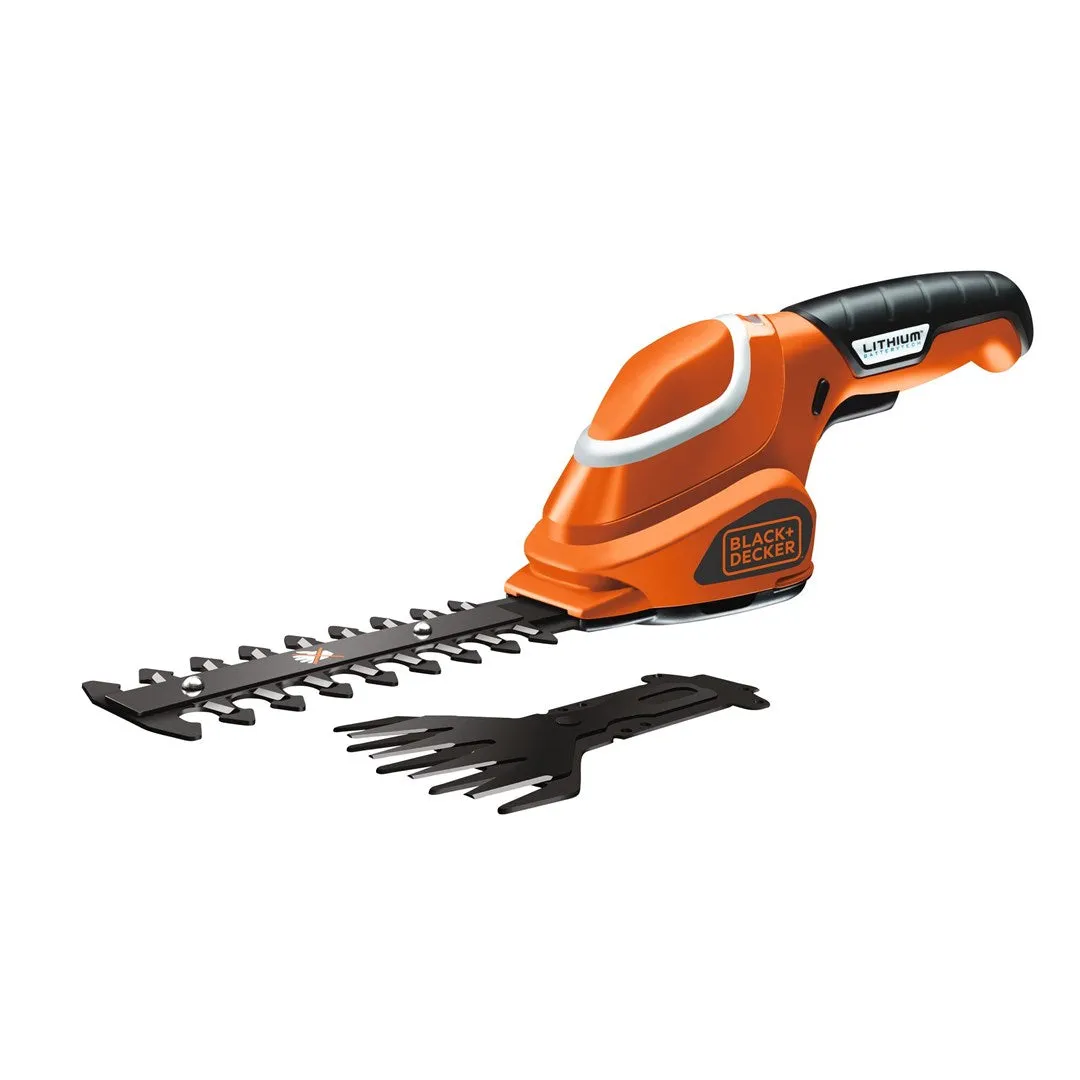 Black Decker Hedge And Grass Trimmer 7V 1.2Ah Li-Ion Gsl700