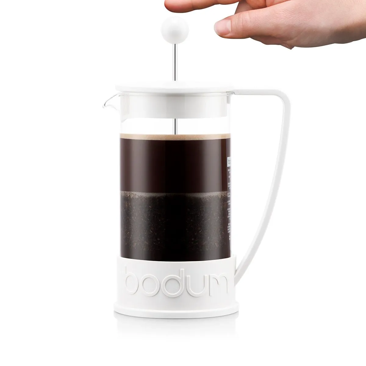 Bodum Brazil 8 Cup Plunger White