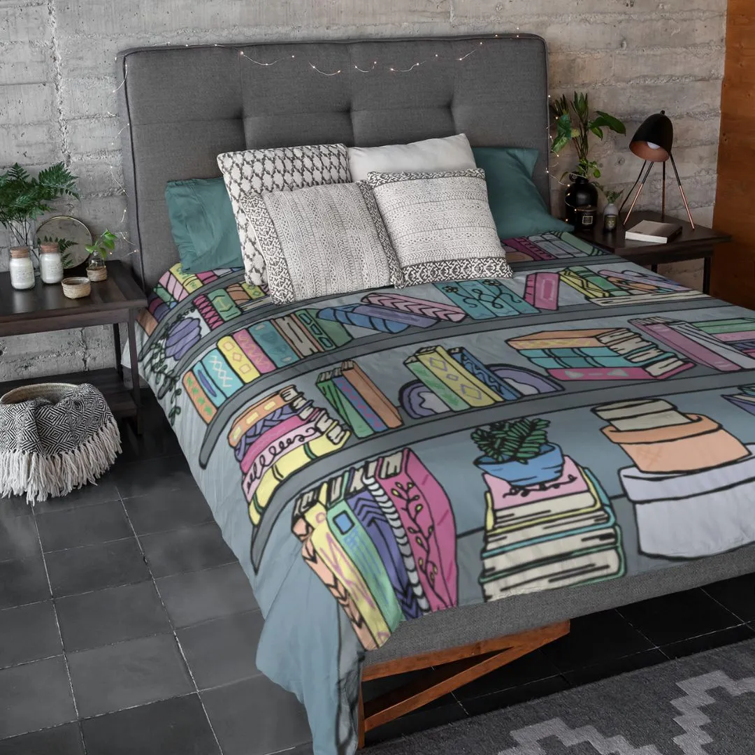 Bookshelf Duvet Cover