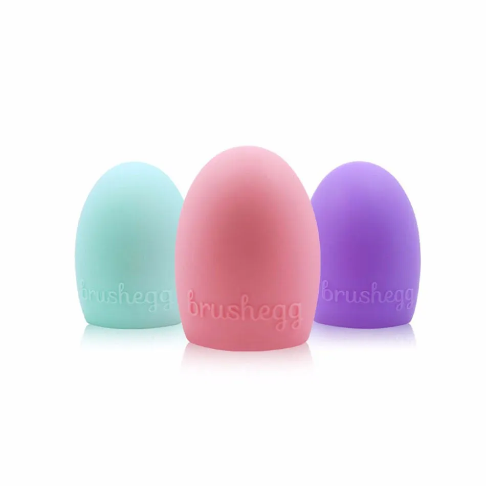 Brushegg Makeup Brush Cleaning Silicone make up brush Cleaner Finger brush cleaning Glove