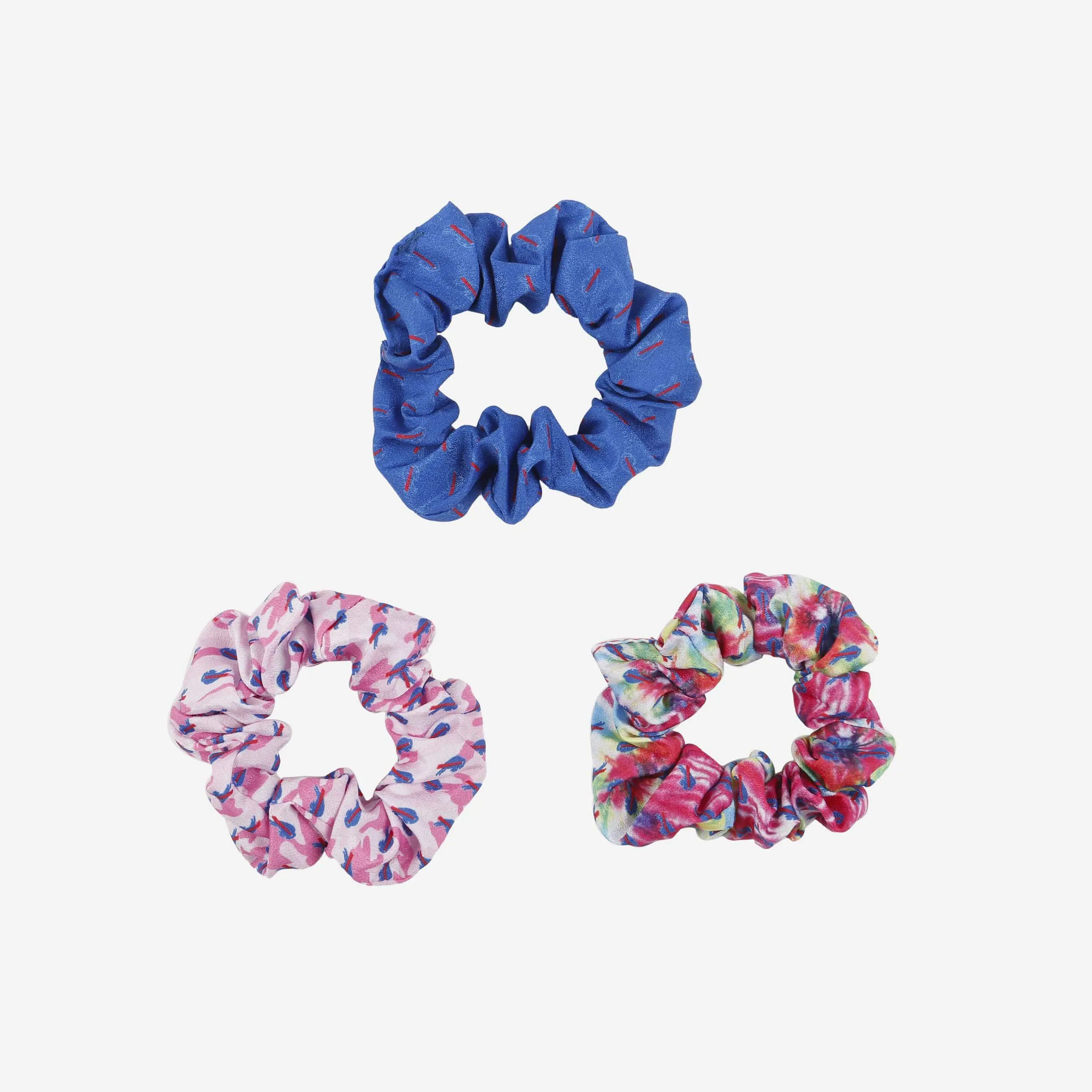 Buffalo Bills Mini Print 3 Pack Scrunchies