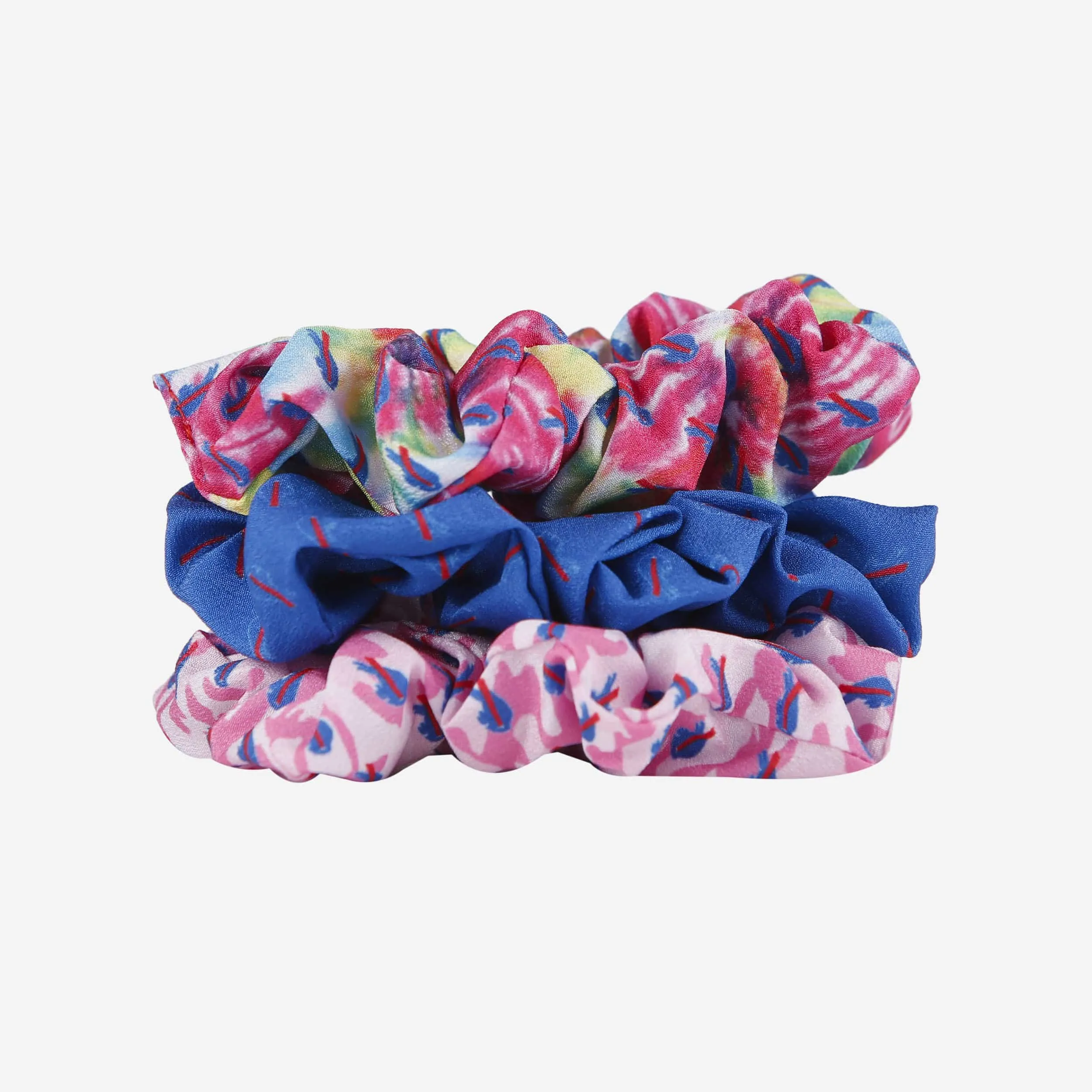 Buffalo Bills Mini Print 3 Pack Scrunchies