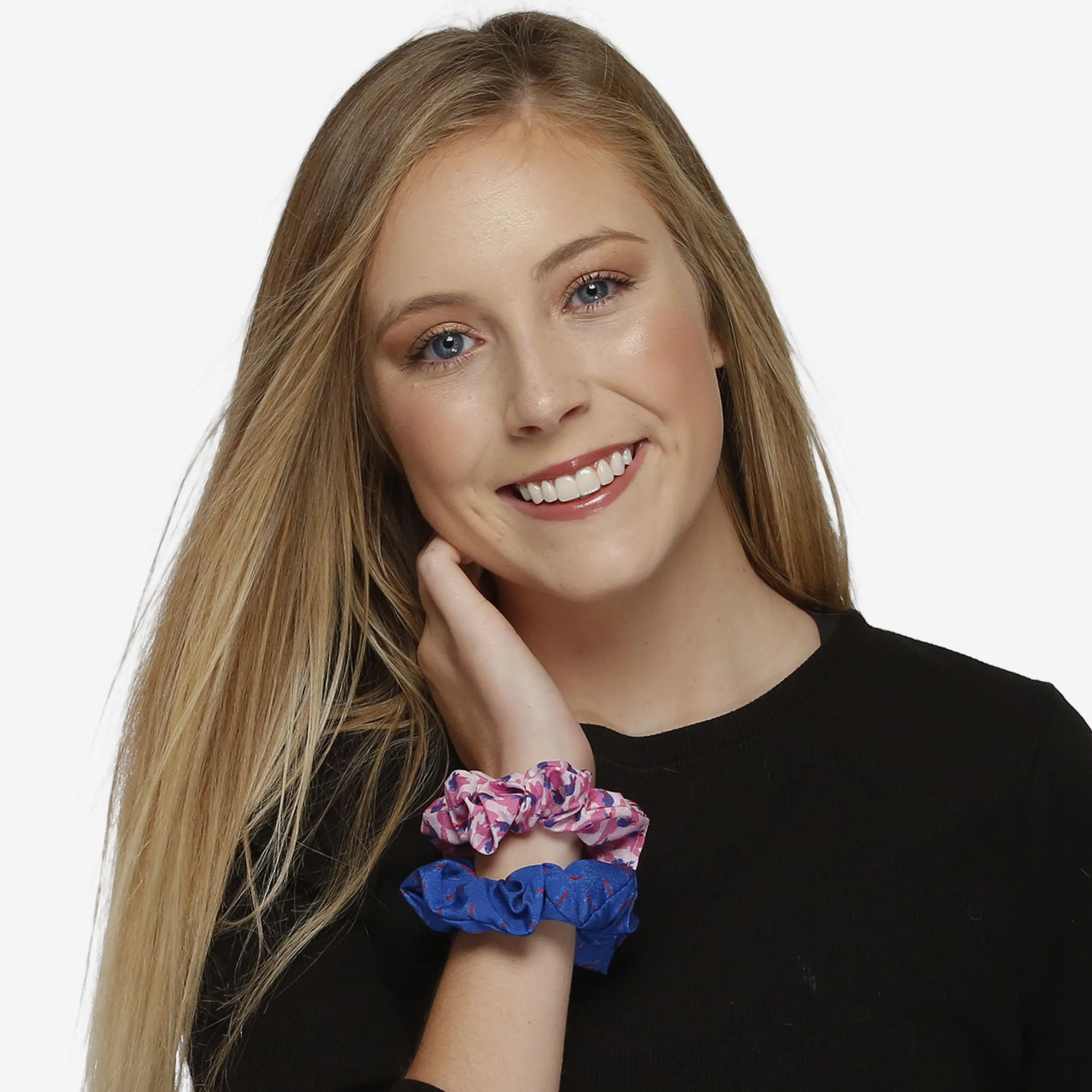 Buffalo Bills Mini Print 3 Pack Scrunchies