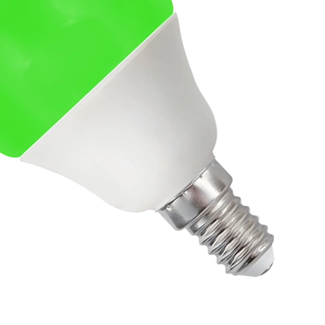 Bulb LED 2 Watts Green E14 (Small Screw)