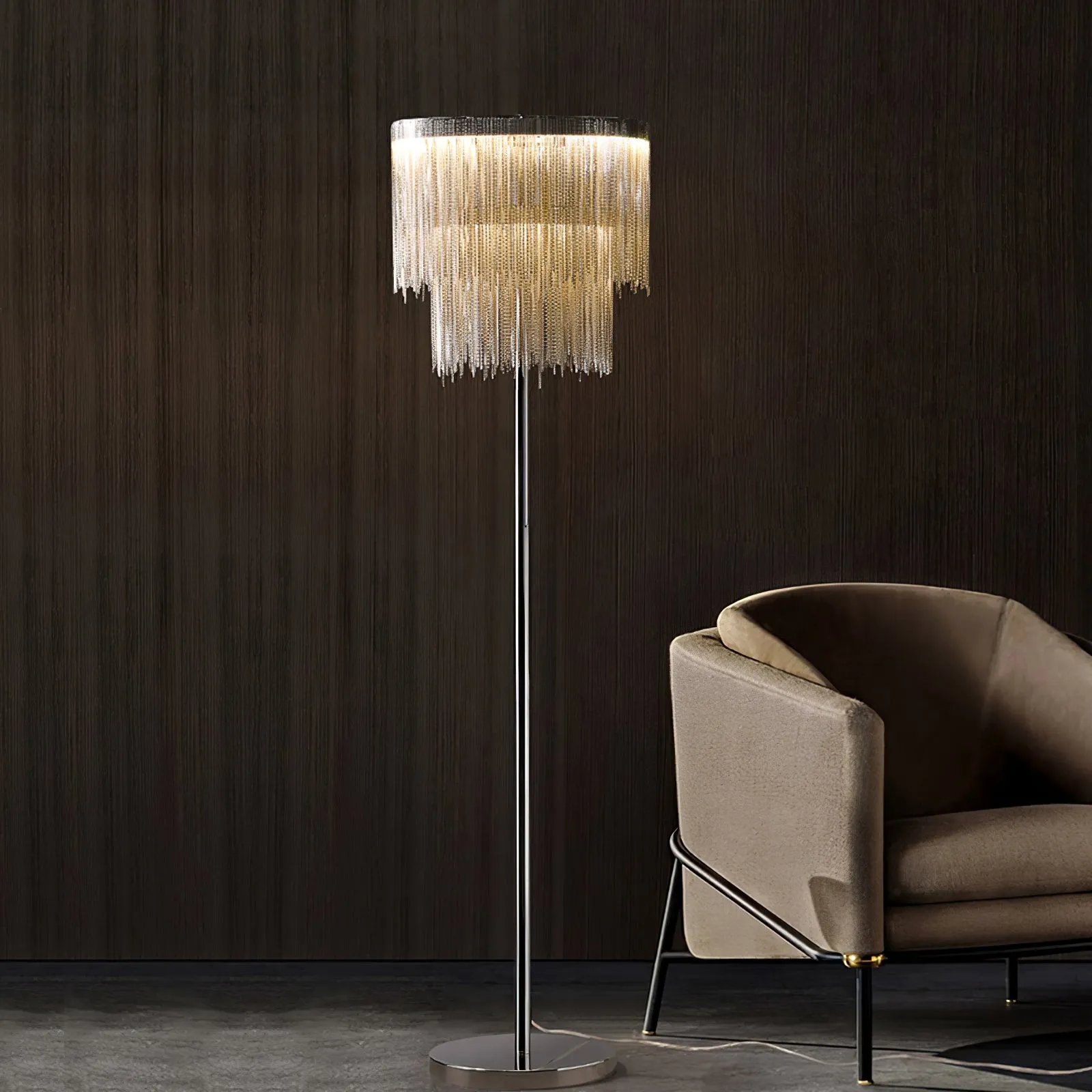 Cadena Tassel Floor Lamp