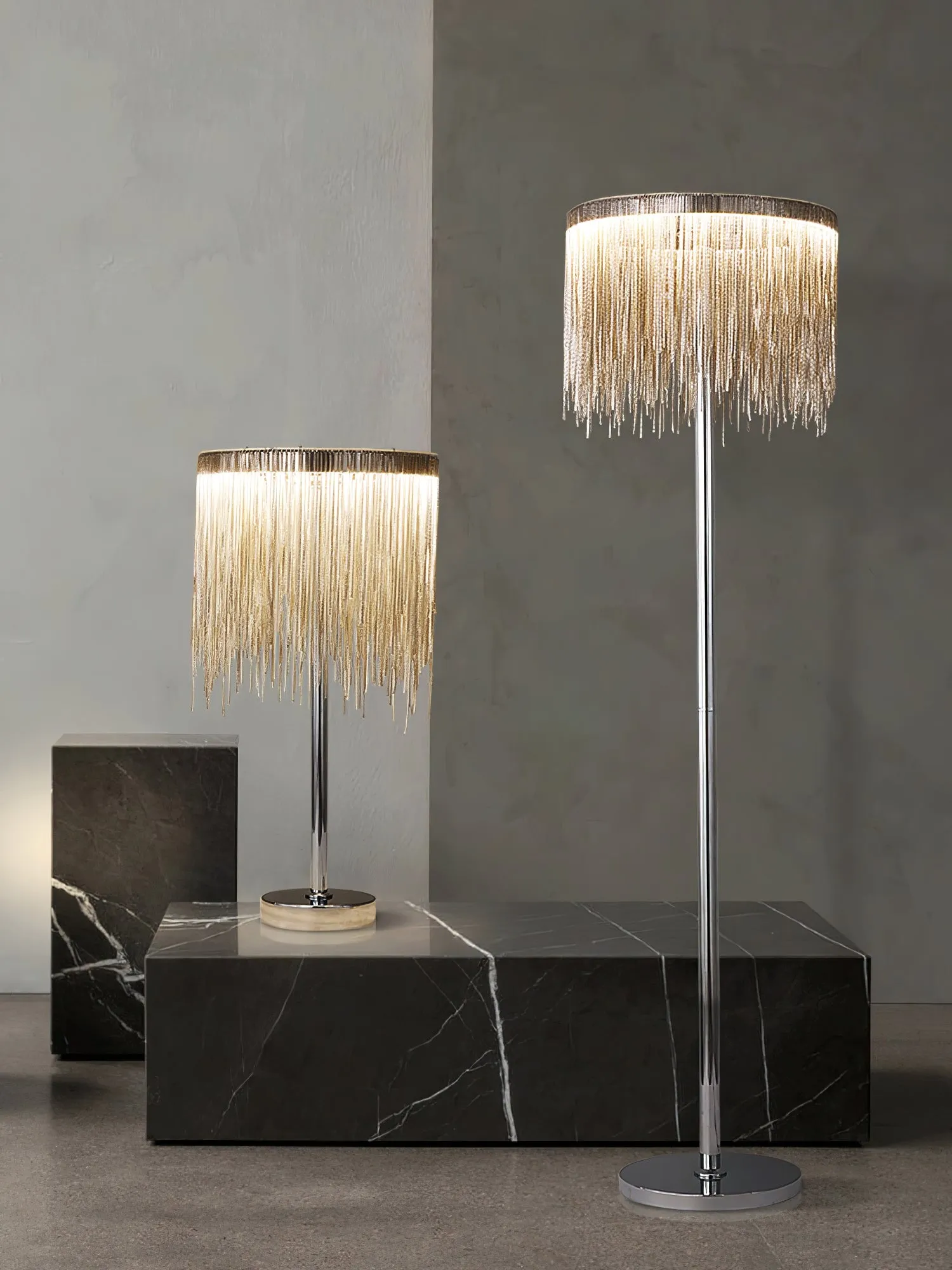 Cadena Tassel Floor Lamp