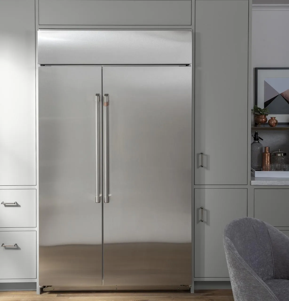 Caf(eback)™ 48" Smart Built-In Side-by-Side Refrigerator