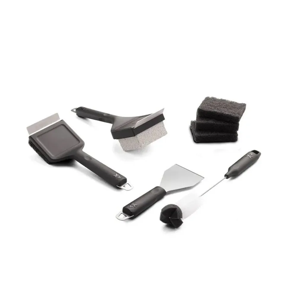 Camp Chef Griddle Cleaning Kit CLSET4 Scraper Scouring Pads Pumice Stone & Brush