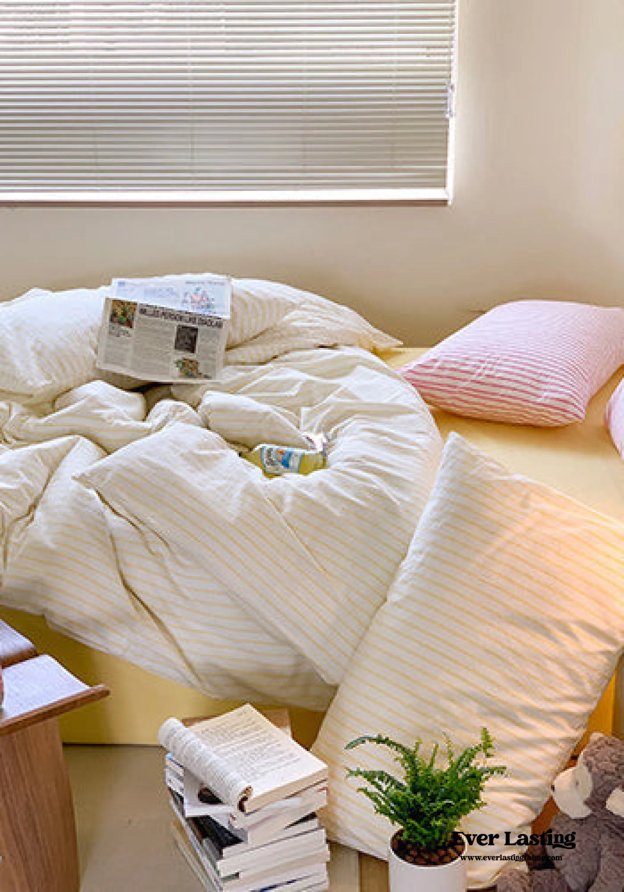 Candy Stripe Washed Cotton Bedding Bundle