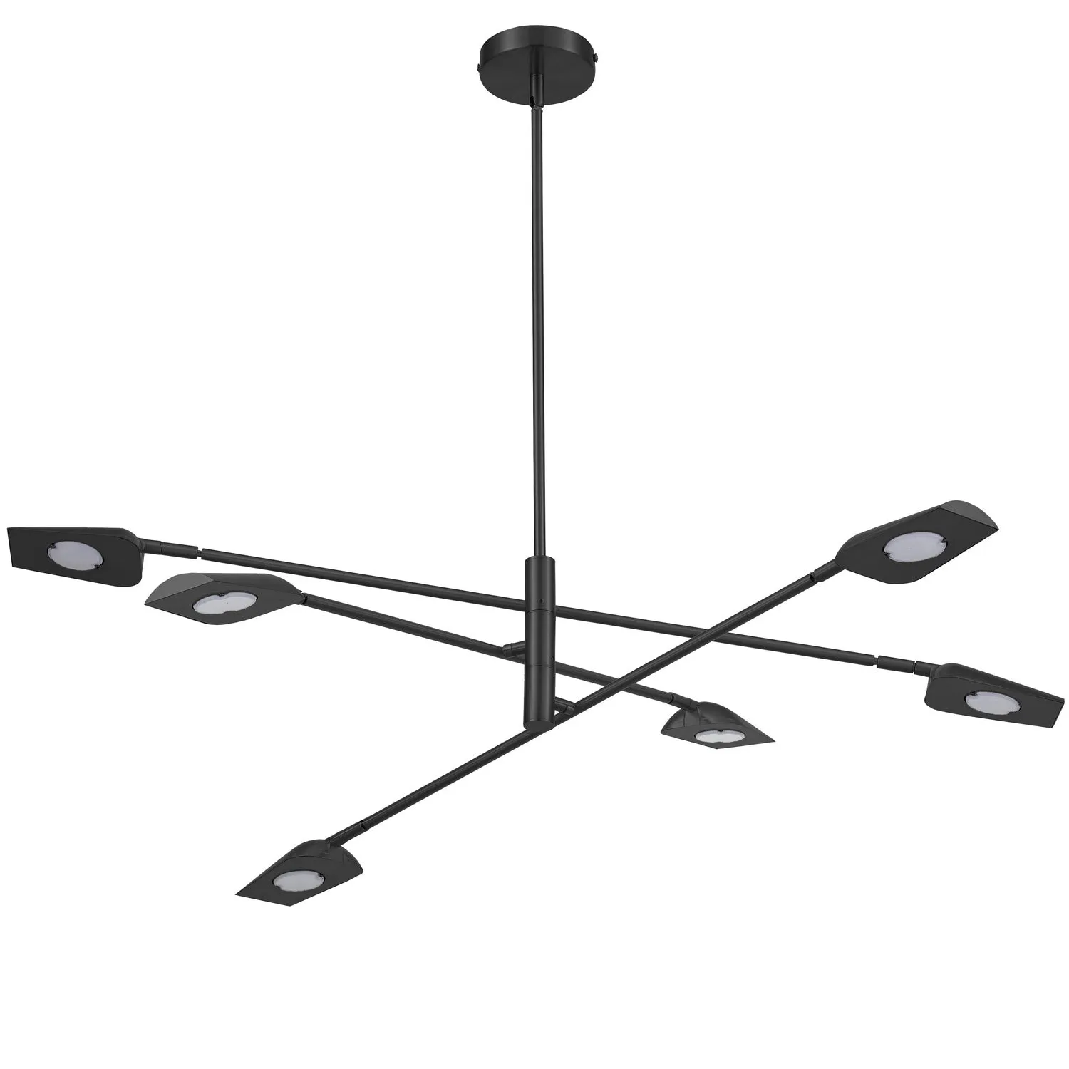 Cari LED Chandelier in Matte Black