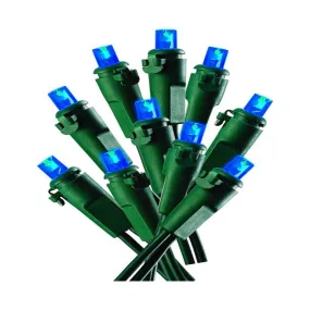 Celebrations LED Micro Light Set Blue 24.75 in. 100 lights