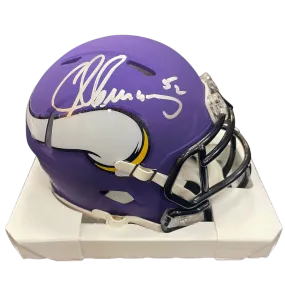 Chad Greenway Autographed Minnesota Vikings Speed Mini Helmet