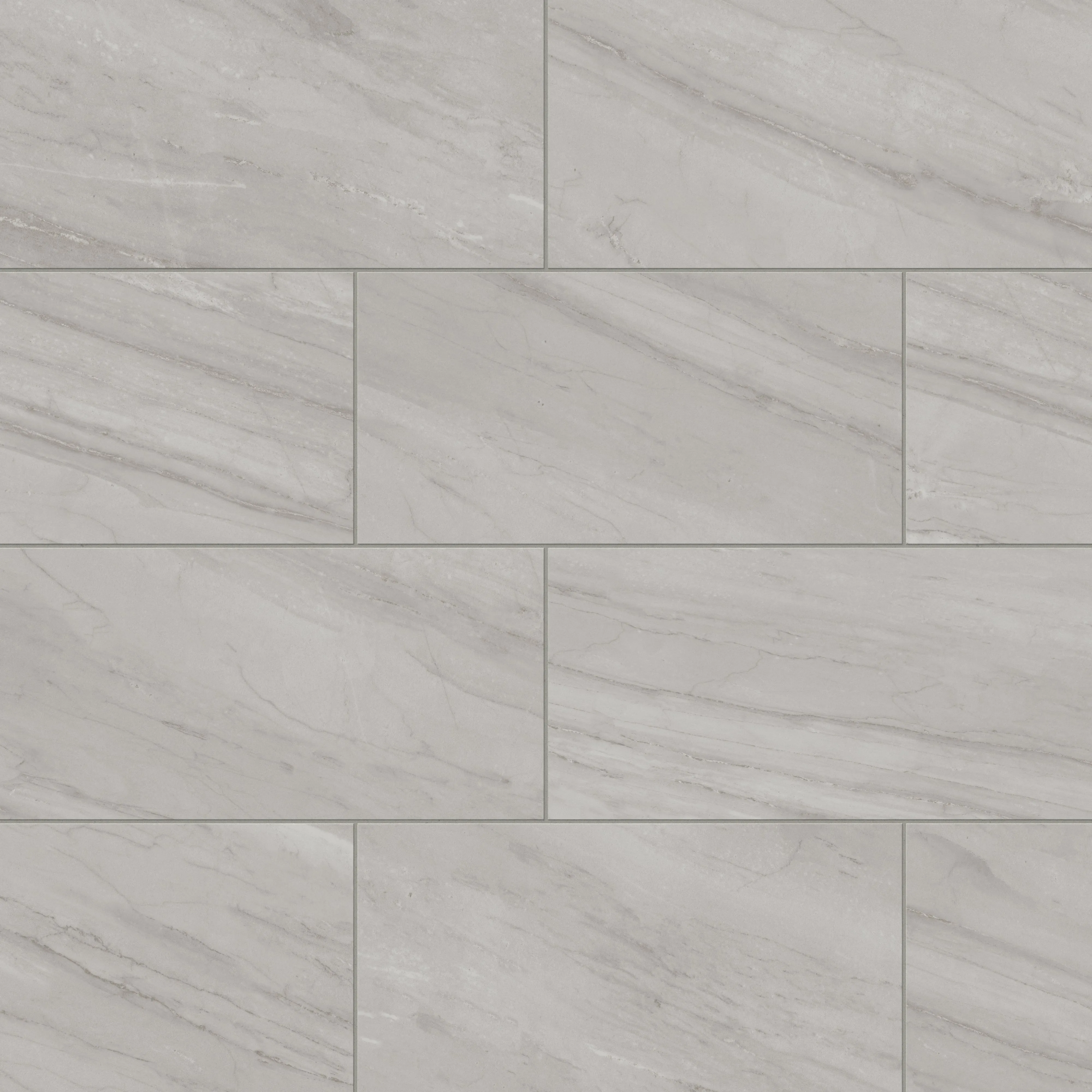 Chantel 12x24 Matte Porcelain Tile in Alaska Grey