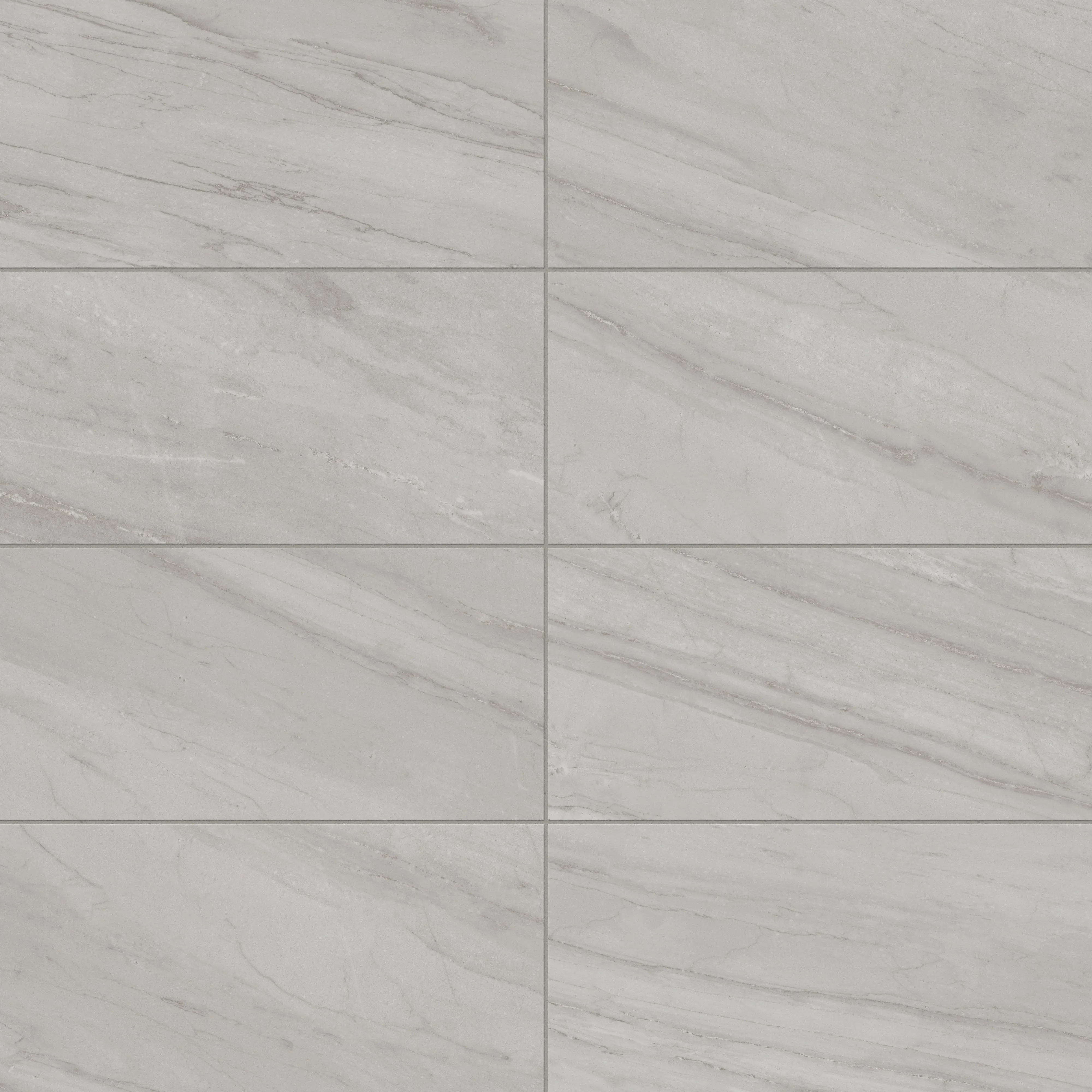 Chantel 12x24 Matte Porcelain Tile in Alaska Grey